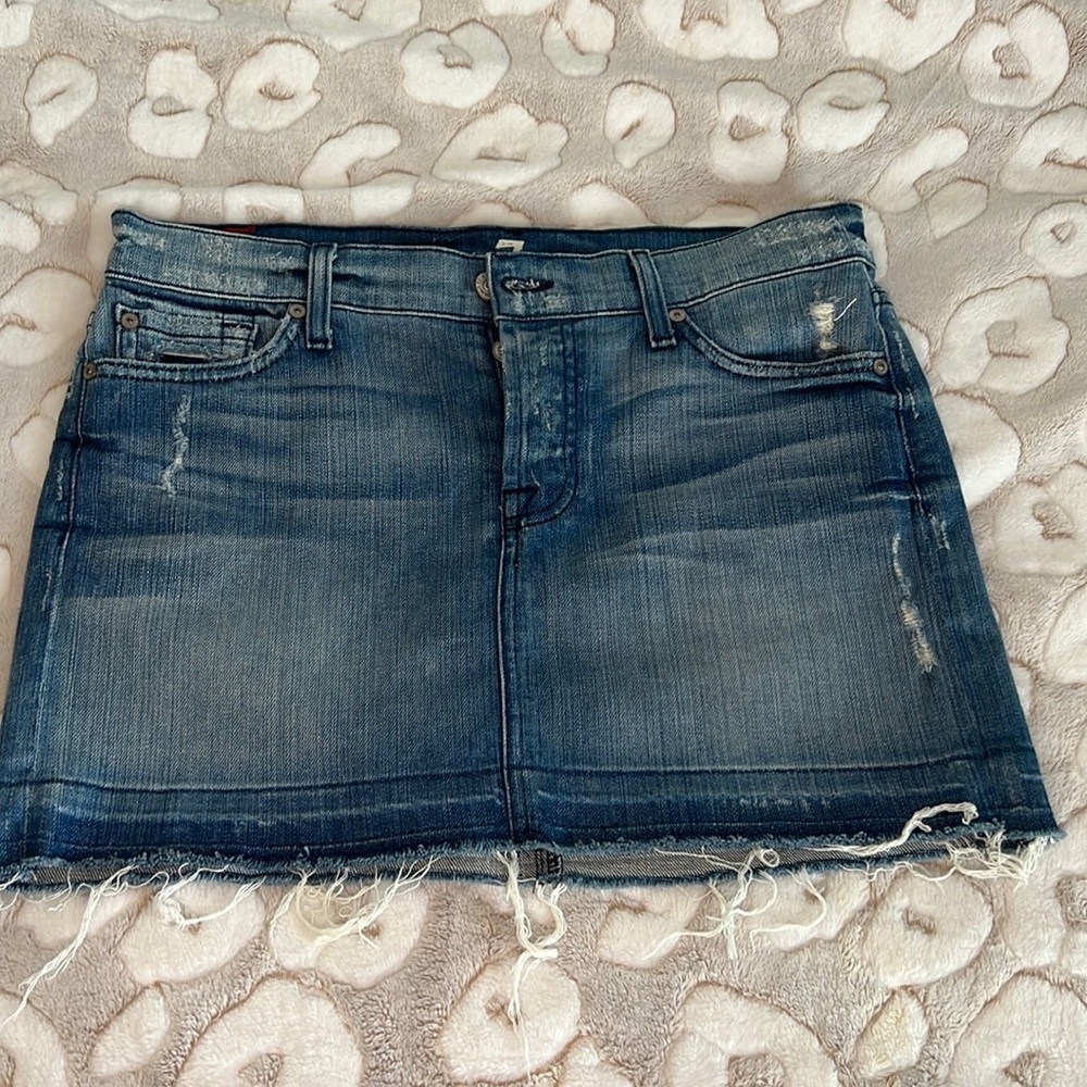 7 for all Mankind miniskirt
